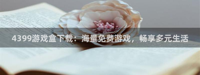 杏宇平台注册地址在哪里看：4399游戏盒下载：海量免费游戏，